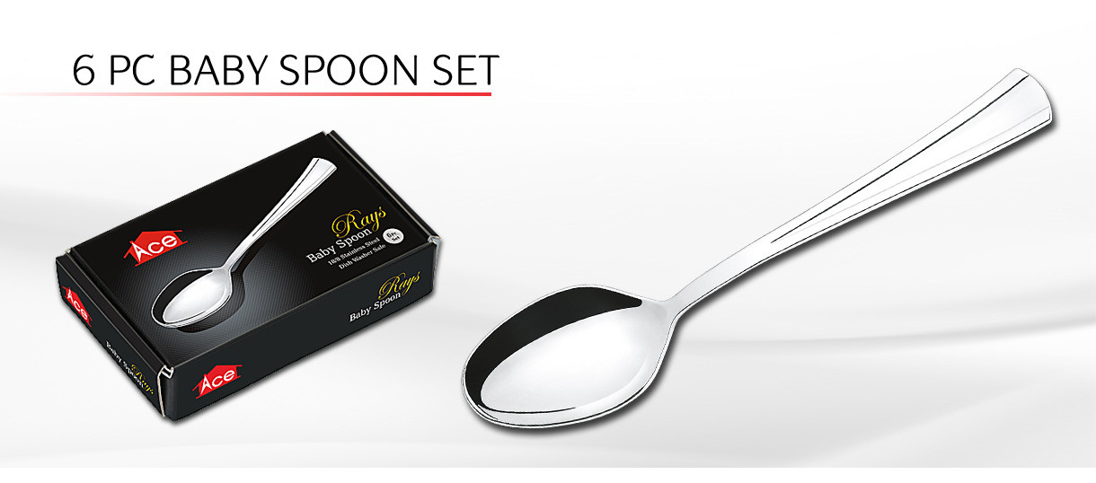 6 Pc Baby Spoon Set